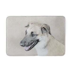 Chinook (Helikopter ars) schilderen - hond kunst Badmat
