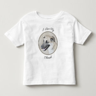 Chinook (Helikopter ars) schilderen - hond kunst Kinder Shirts