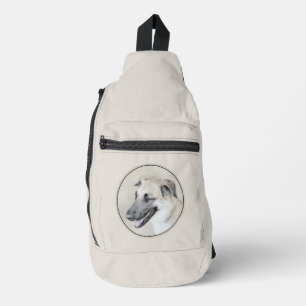 Chinook Helikopter Oor Schilderij Originele Hond K Sling Bag