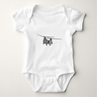 Chinook Helikopter Sihlouette