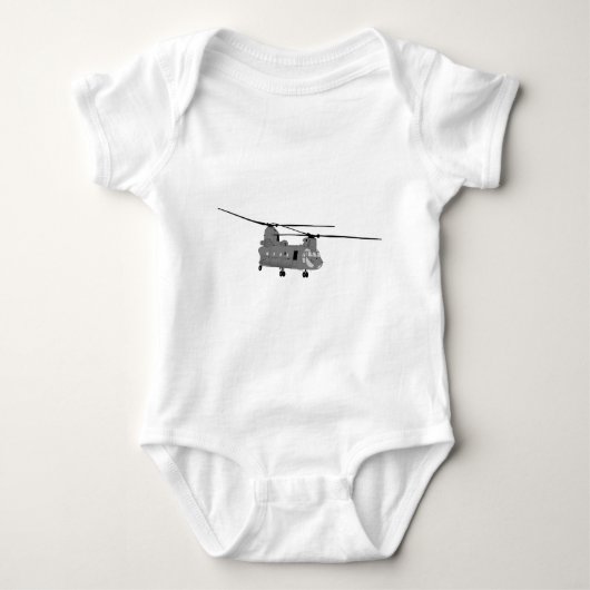 Chinook Helikopter Sihlouette Romper (Voorkant)