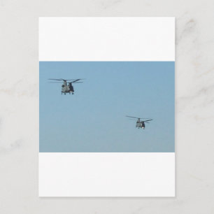 Chinook Helikopters Briefkaart