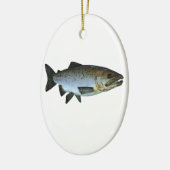 Chinook - King Salmon Keramisch Ornament (Links)