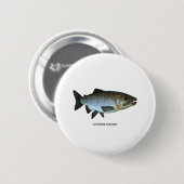 Chinook - King Salmon Ronde Button 5,7 Cm (Voorkant /achterkant)