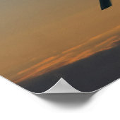 Chinook op Sunset Poster (Hoek)