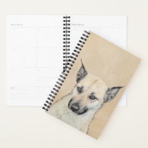 Chinook (Oreilles Pointées) Peinture - Art Chien o