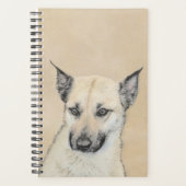 Chinook (Oreilles Pointées) Peinture - Art Chien o (Devant)