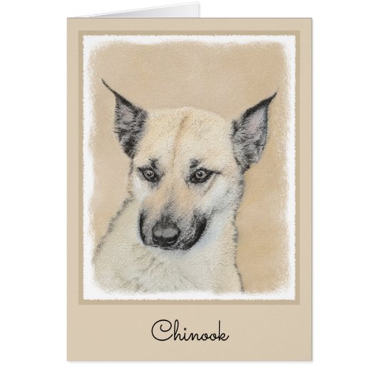 Chinook (Oreilles Pointées) Peinture - Art Chien o (Devant)