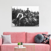 Chinook, WALogging CrewChinook, WA Canvas Afdruk (Insitu (Woonkamer))