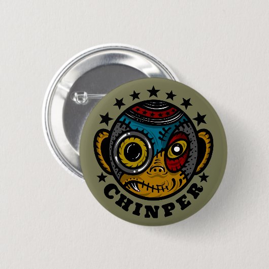 CHINPER Button badges (Devant & derrière)