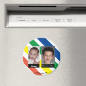 Chins Chase Refrigerator Magnet Magneet (Insitu (Vaatwasser))
