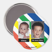 Chins Chase Refrigerator Magnet Magneet (Voorkant / Achterkant)