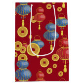 Chinses Happy Nieuwjaar Medium Cadeauzakje (Achterkant)