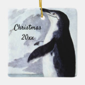 Chinstrap Penguin, vogels uit Antarctica Keramisch Ornament (Voorkant)