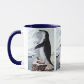  Chinstrap Penguin, vogels uit Antarctica Mok (Links)