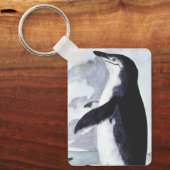  Chinstrap Penguin, vogels uit Antarctica Sleutelhanger (Voorkant)