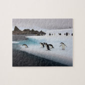 Chinstrap Penguins Legpuzzel (Horizontaal)