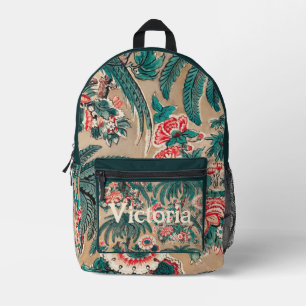  Chintz bloementropisch patroon Bedrukte Rugzak