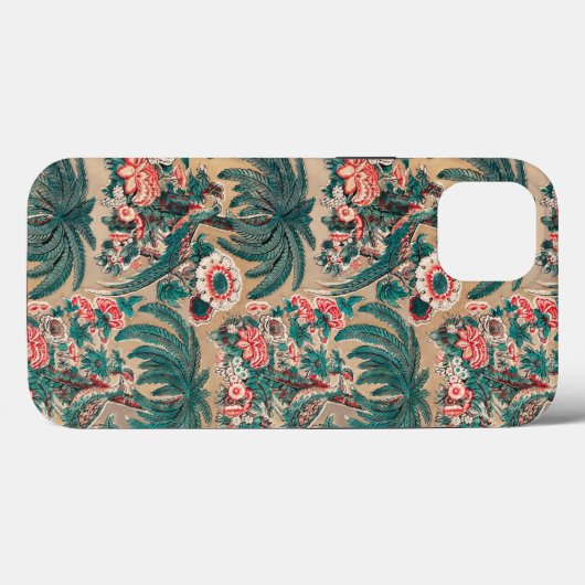 Chintz bloementropisch patroon Case-Mate iPhone Case (Achterkant (horizontaal))