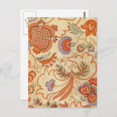 Chintz Paisley Antiek Floral Pattern Briefkaart (Voorkant / Achterkant)