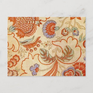 Chintz Paisley Antiek Floral Pattern Briefkaart