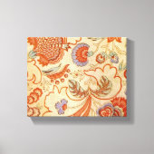 Chintz Paisley Antiek Floral Pattern Canvas Afdruk (Voorkant)