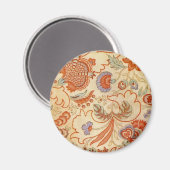 Chintz Paisley Antiek Floral Pattern Magneet (Voorkant / Achterkant)
