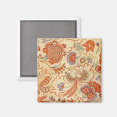 Chintz Paisley Antiek Floral Pattern Magneet (Voorkant / Achterkant)