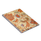 Chintz Paisley Antiek Floral Pattern Notitieboek (Rechterzijde)
