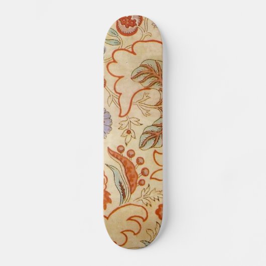 Chintz Paisley Antiek Floral Pattern Skateboard (Voorkant)
