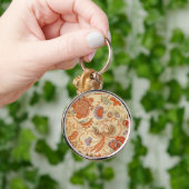 Chintz Paisley Antiek Floral Pattern Sleutelhanger (Hand)