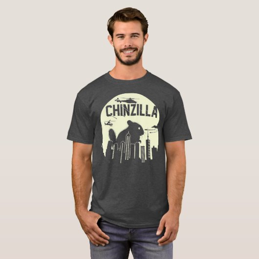 Chinzilla Funny Chinchilla T-shirt (Voorkant volledig)