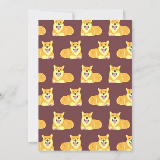 Chiot Anniversaire Invitation Chien Partie Pawty (Dos)