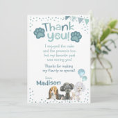 Chiot Anniversaire Merci Cartes (Debout devant)