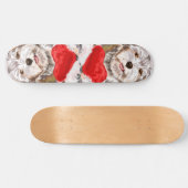 Chiot avec Heart Cadeau Skateboard Love (Horz)
