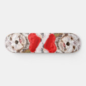 Chiot avec Heart Cadeau Skateboard Love (Horz)