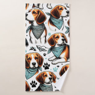 Chiot Beagle vintage sans couture