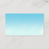 Chiot bleu dans Tub Carte de visite pour animaux d (Dos)