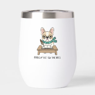Chiot Bouledogue Français Blanc Création Littérair