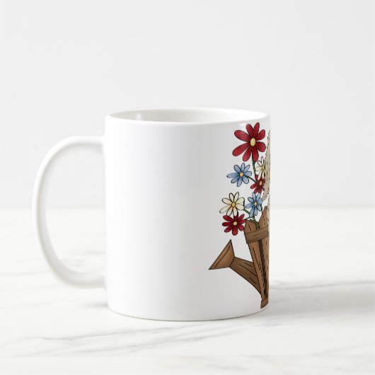 Chiot dans la tasse de boîte d'arrosage d'A (Gauche)