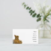 Chiot dans un Carte de visite de boîte (Debout devant)