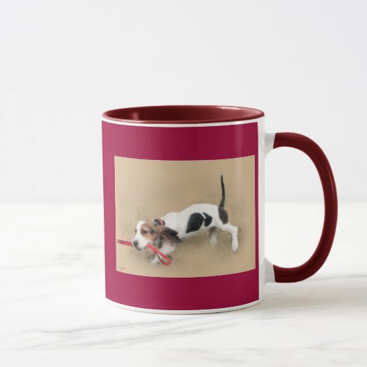 Chiot de Basset Hound de scooter… ! … Tasse de (Droite)