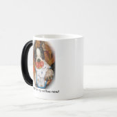 Chiot de Boston avec la tasse de Binky (Devant gauche)