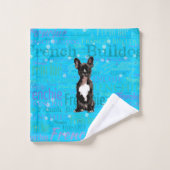 Chiot de bouledogue français (Gant de toilette)