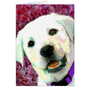 Chiot de laboratoire de jaune d'ART de bruit