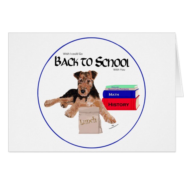 Chiot de rentrée scolaire (Devant horizontal)