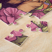 Chiot et chaton, Puzzle de papillon et de jeu de f (Côté)