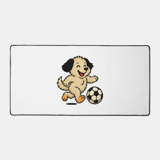 Chiot jouant au football (Recto)