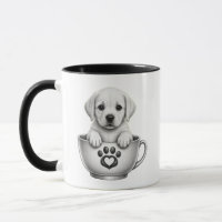 Chiot Labrador Retriever Tasse à Thé