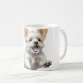 Chiot Mignon pour votre Tasse à Café (Devant droit)